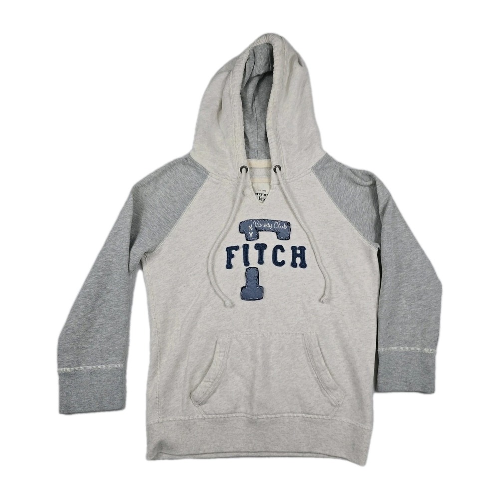 Abercrombie Fitch Varsity Club Youth Size Large Pullover Hoodie Sweatshirt